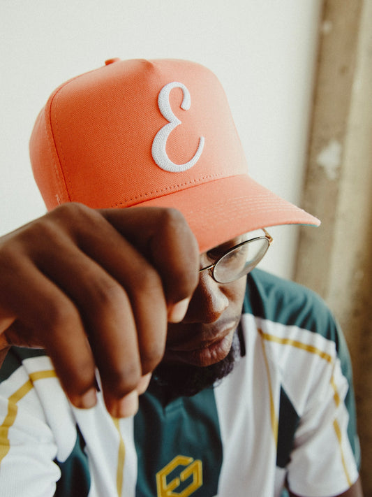 Signature “E” Hat - Coral image 1
