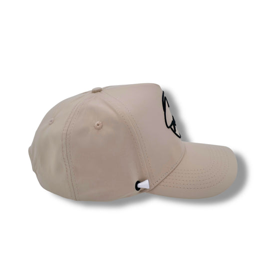Nylon Performance Hat (Beige) image 1