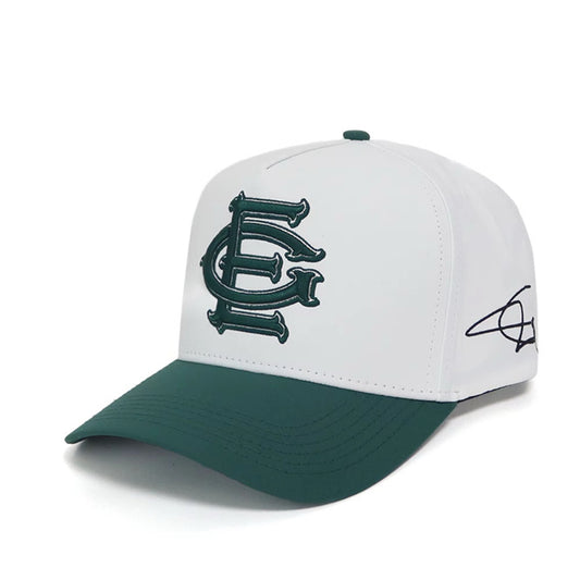 Emery Forest Green & White City Links Hat