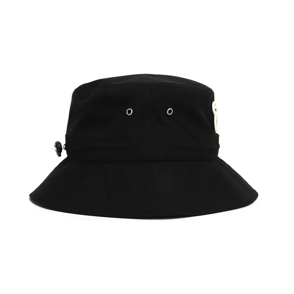 Waterproof Adjustable Bucket Hat (BLACK) image 2