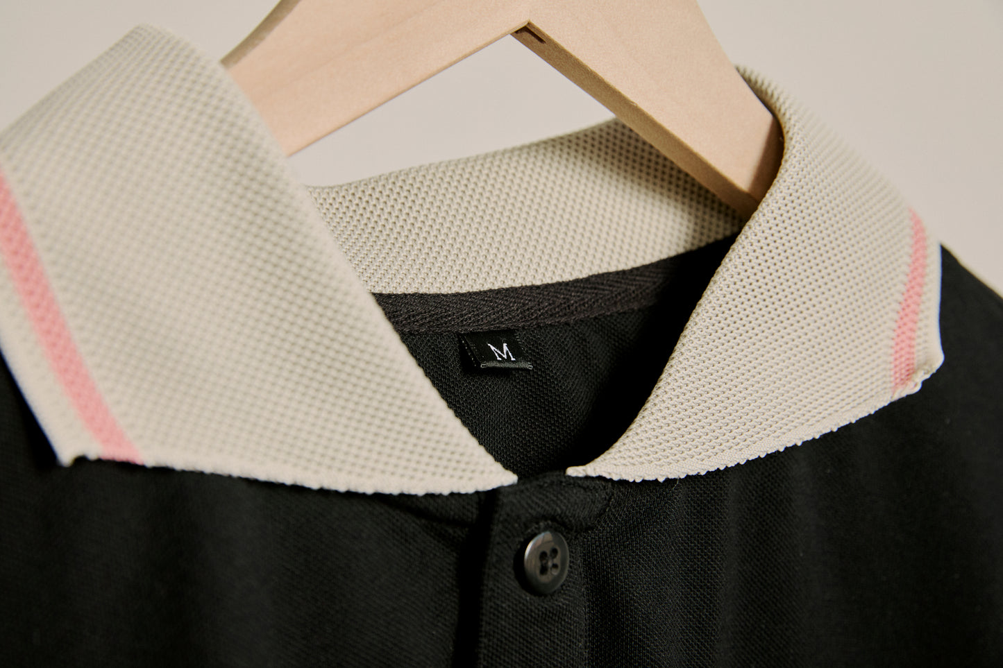 Emery Apex Polo Black & Pink