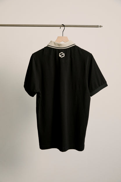 Emery Apex Polo Black & Tan