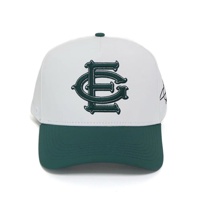Emery Forest Green & White City Links Hat