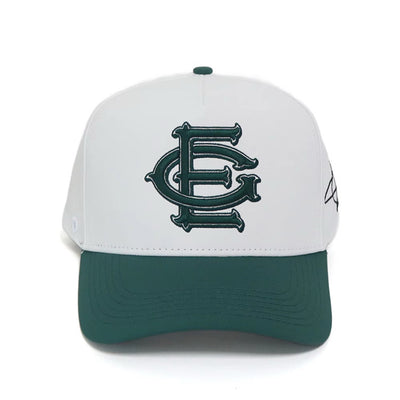 Emery Forest Green & White City Links Hat
