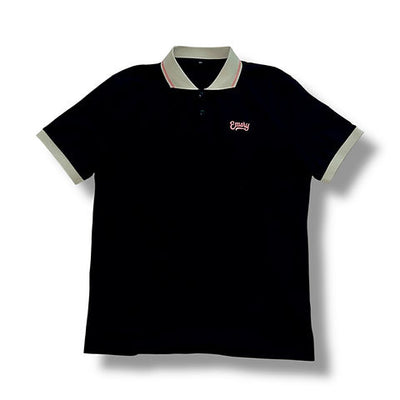 Emery Apex Polo Black & Pink