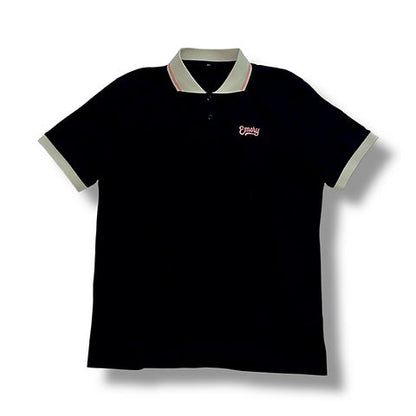 Emery Apex Polo Black & Pink